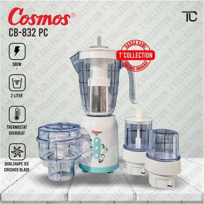 Cosmos CB 832 PC - Blender &amp; Pelumat / Chopper -  (2 Liter)