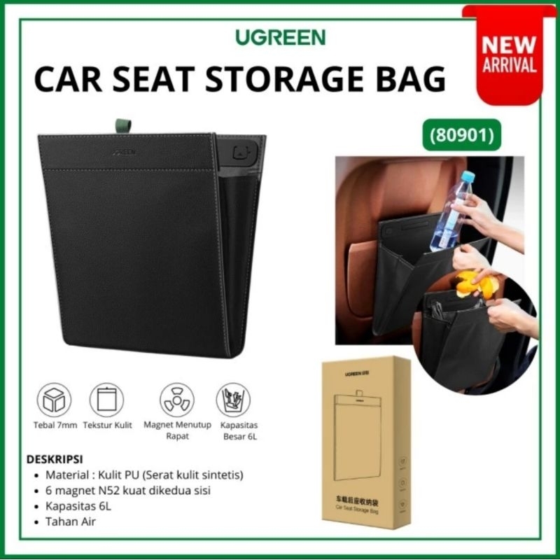 UGREEN Car Back Seat Organizer Storage Bag Kantong Tas Jok Mobil