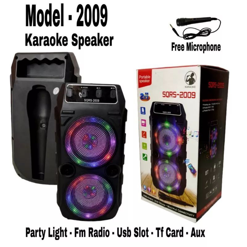 speaker bluetooth SQ 2009 Unbeatable loud sound multiple connectivity