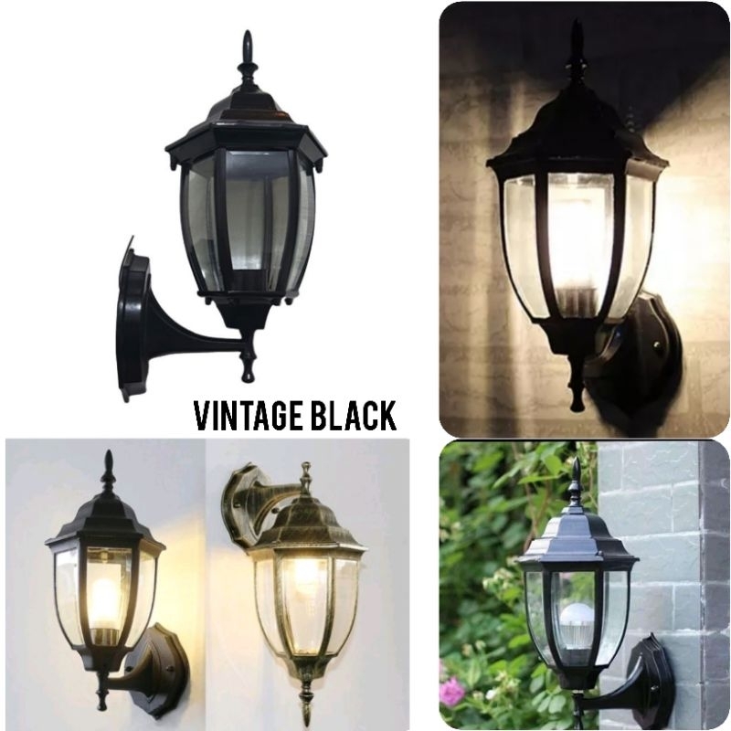 Lampu Dinding Outdoor Model Vintage Klasik