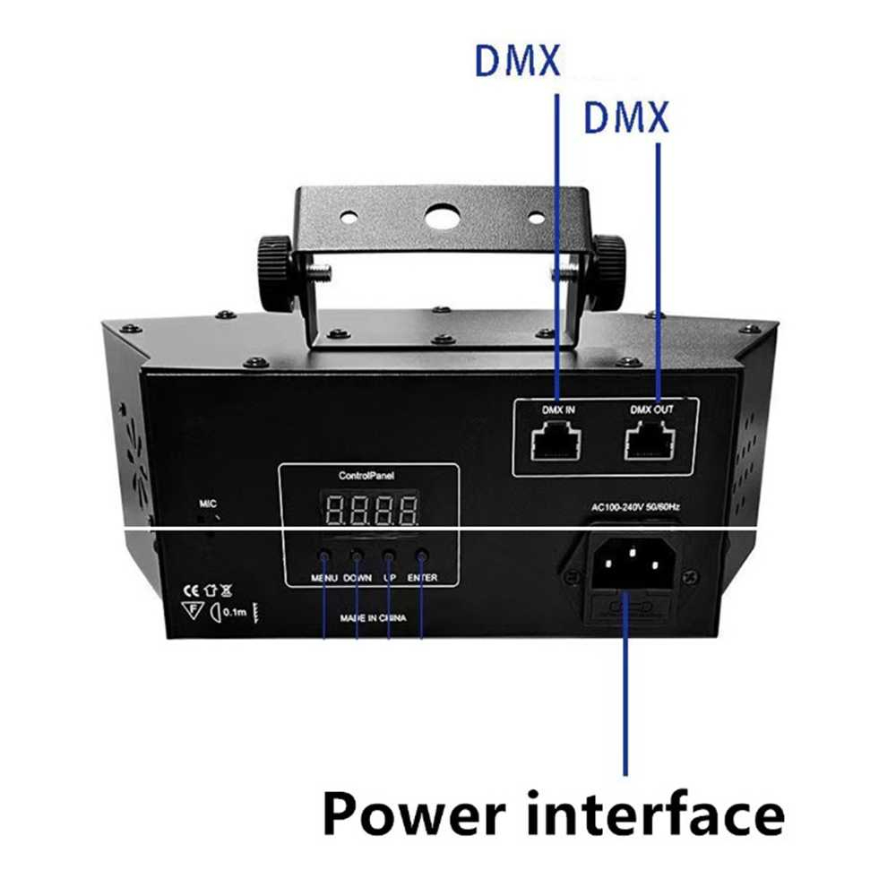 YUNFA Lampu Proyektor Disco RGB DMX 15W 240V with Remote Control - YF90