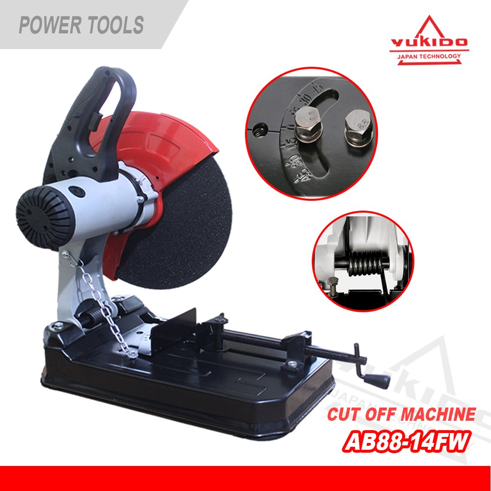 Mesin Cutting Cut Off 14 Inch Gergaji Potong Besi Profil Besar Gerinda Duduk Mesin Potong Besi