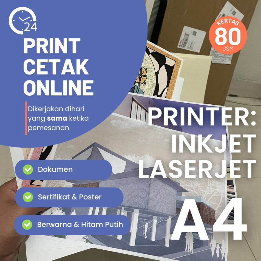 

Jasa Print Cetak Dokumen HVS A4 Murah - Hitam Putih