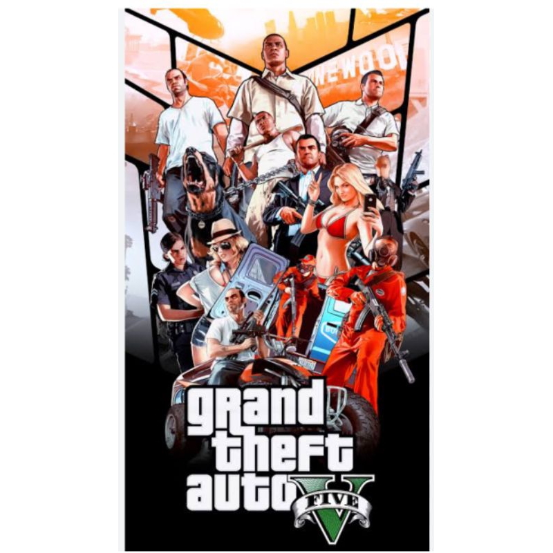 flashdisk isi game PC GTA v tinggal colok langsung main