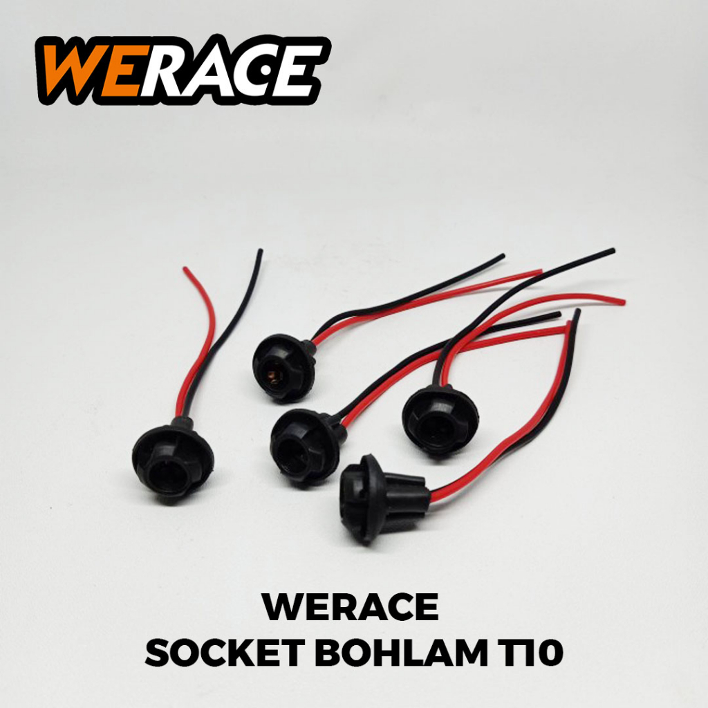 [WERACE]SOCKET BOHLAM T10 - SOKET LAMPU SEIN SENJA MOBIL / MOTOR