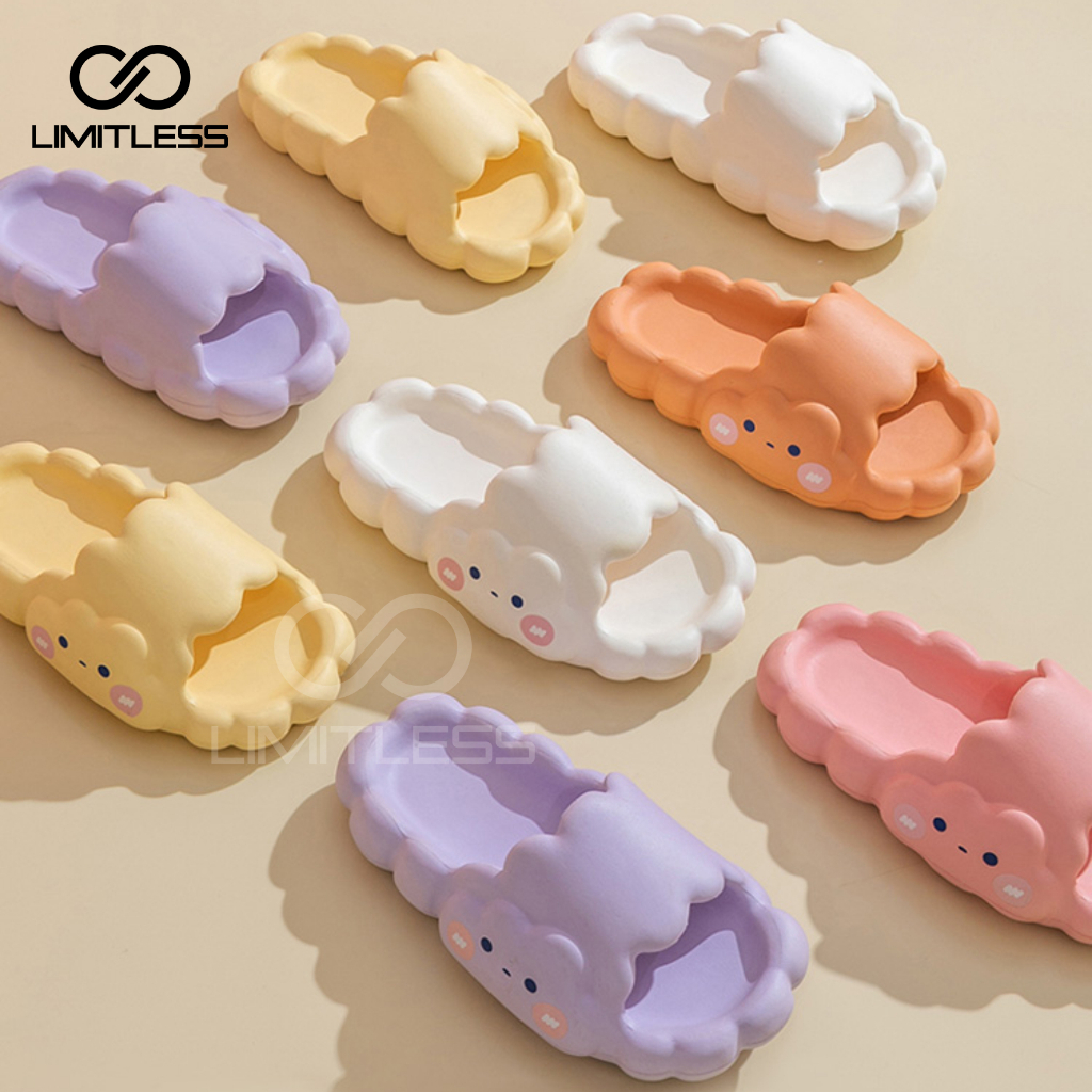 Zerolimit - Sandal Jelly Awan Anak Lucu Sendal Slip On Cloud Anak Perempuan Terbaru Sandal Selop Cewek Kekinian