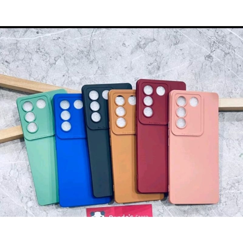 SOFTCASE pro camera VIVO  V15  V15pro V17 V17 pro V11pro V11  SLIKON warna macaron