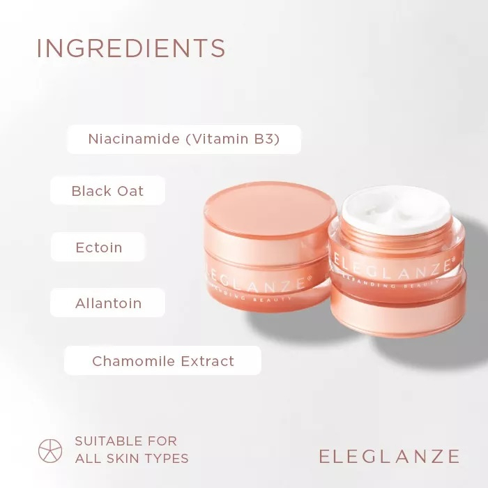 ELEGLANZE Intense Hydration Night Creme / Krim Wajah BPOM