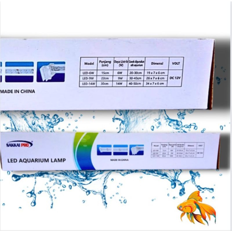 Lampu gantung Aquarium Led SAKKAI PRO 14WATT