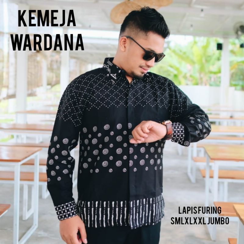 Kemeja Wardana lapis furing  batik solo kemeja batik