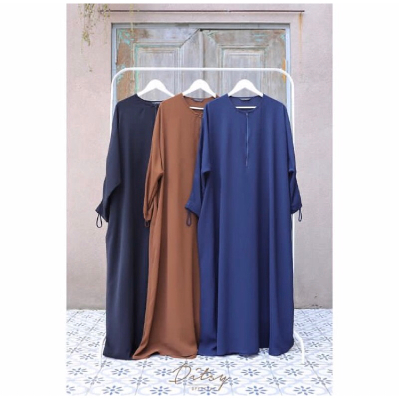 waafa abaya ditsy caramel S