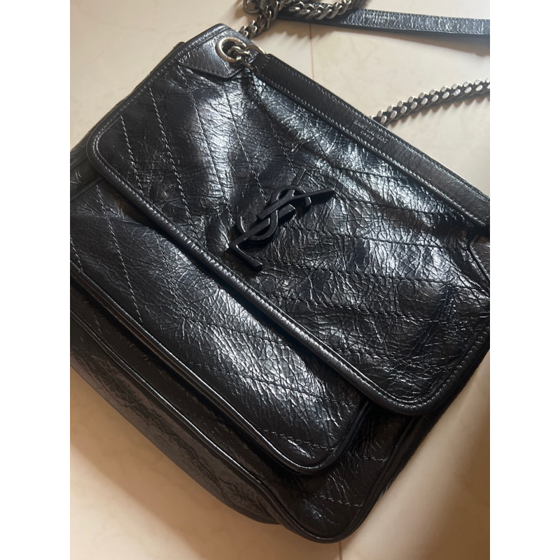 Masih available CO Langsung, Niki Ysl bag kulit pecah 1000 preloved kondisi terawat banget jarang di