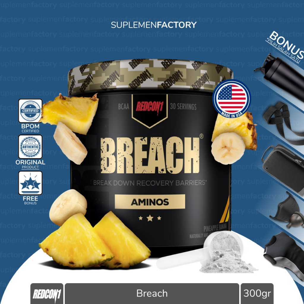 Redcon1 Breach 30 Serving 300 Gram Bcaa Aminos