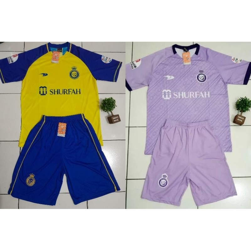 SETELAN DEWASA JERSEY AL NASSR HOME DAN FOURTH