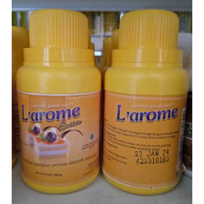 Perisa/essence Butter merk Larome, packing ori 100 gr