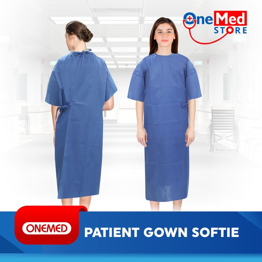 Patient Gown Softie Baju Pasien Onemed Pcs