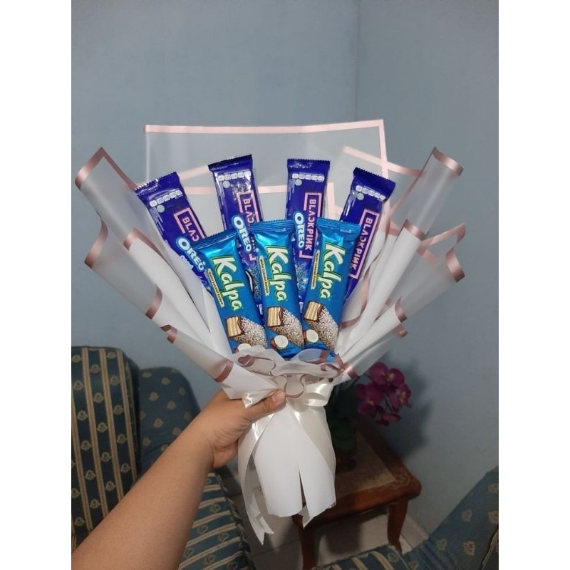 

buket snack/buket murah/buket spesial/buket graduation/buket buat pacar