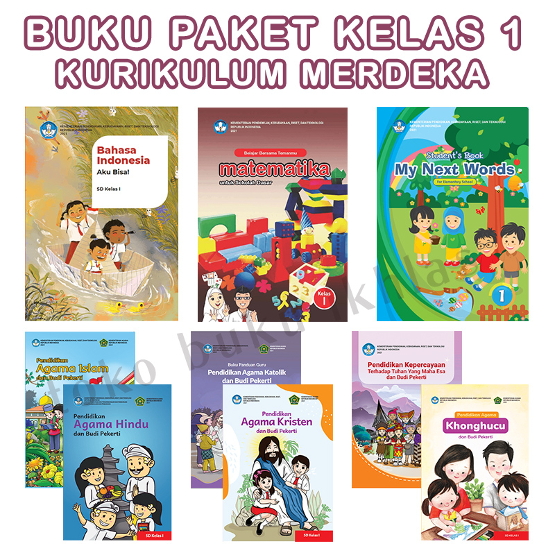 

Buku Paket Kelas 1 SD Kurikulum Merdeka