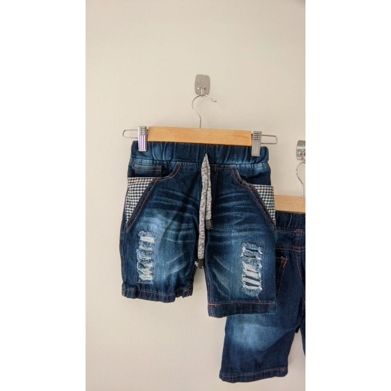 Jeans Anak Sobek Pendek 1-10 Tahun