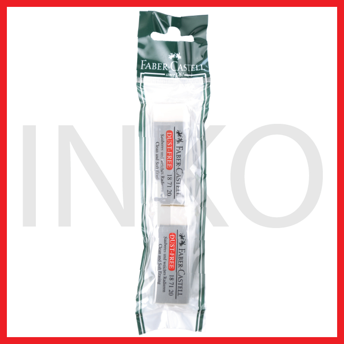 

FABER CASTELL ERASER DUST FREE 7120 BIG WHITE SET 2