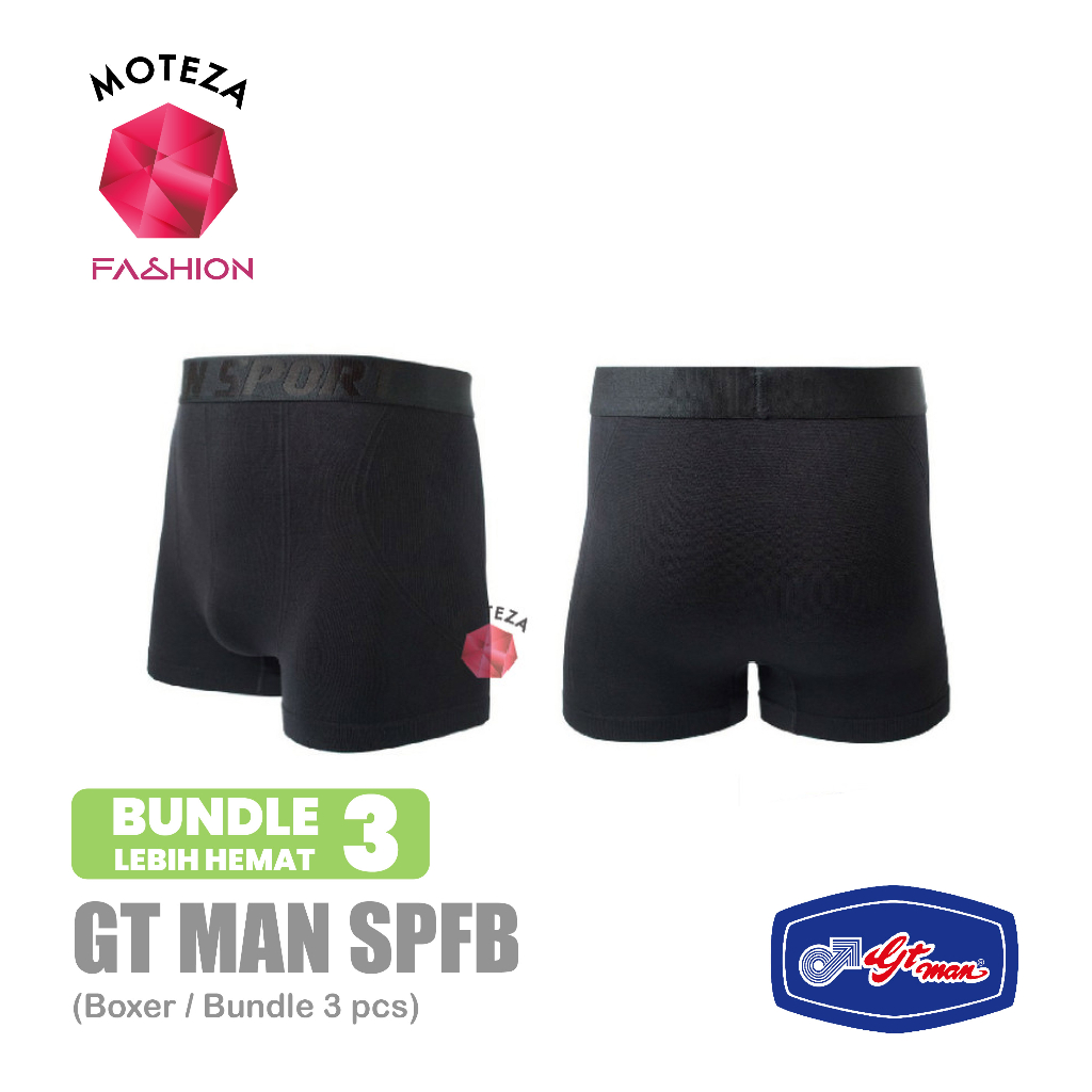 ISI 3 PCS Celana Dalam Underwear Boxer Sport Pria - GT Man SPFB