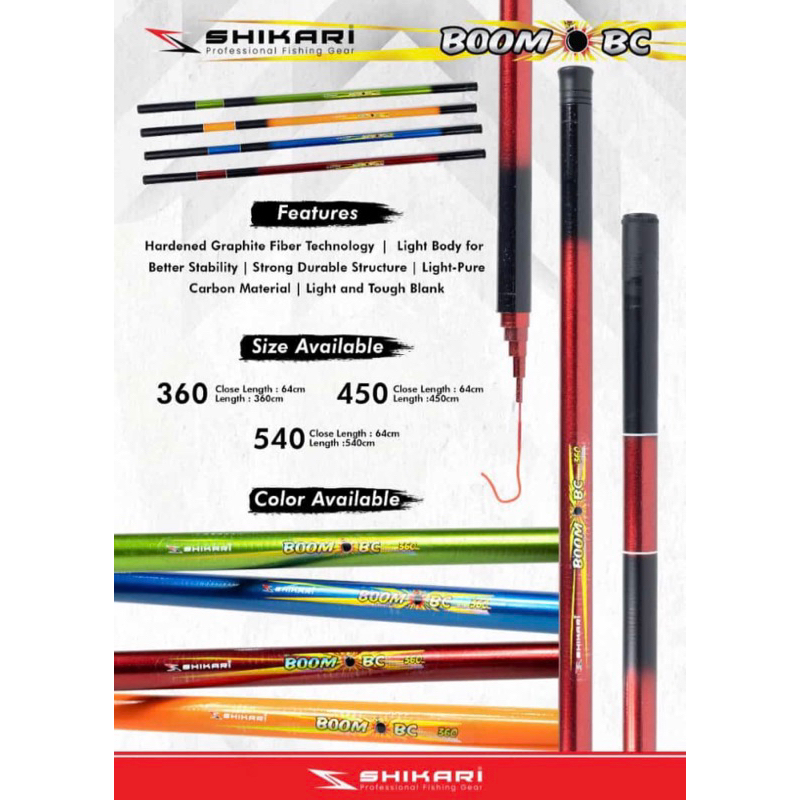 JORAN TEGEK SHIKARI DAIDO BOOM 360/450/540