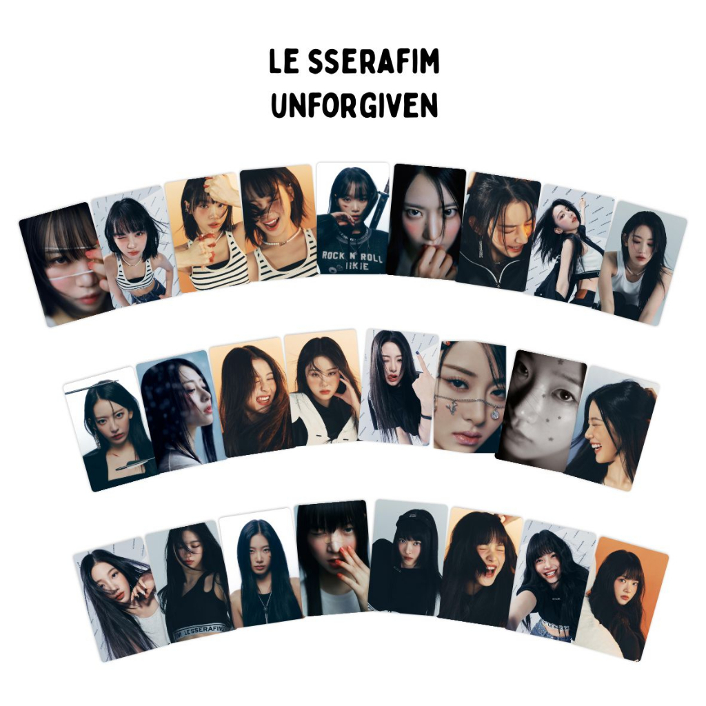 [1 SISI] Photocard Le Sserafim Unforgiven Isi 25 pcs Unofficial