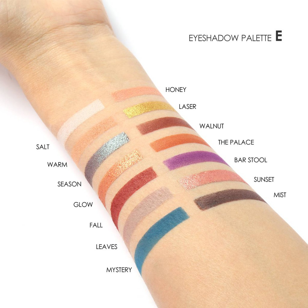 FOCALLURE EVERCHANGING / TROPICAL VACATION Eyeshadow Palette With Brush- 14 Colors