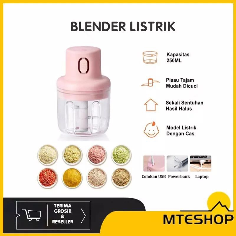 BLENDER CAS PORTABLE ELEKTRIK Tanpa Kabel CHOPPER BLENDER MINI CAS / Mini Chopper 250ML BLENDER CAS 