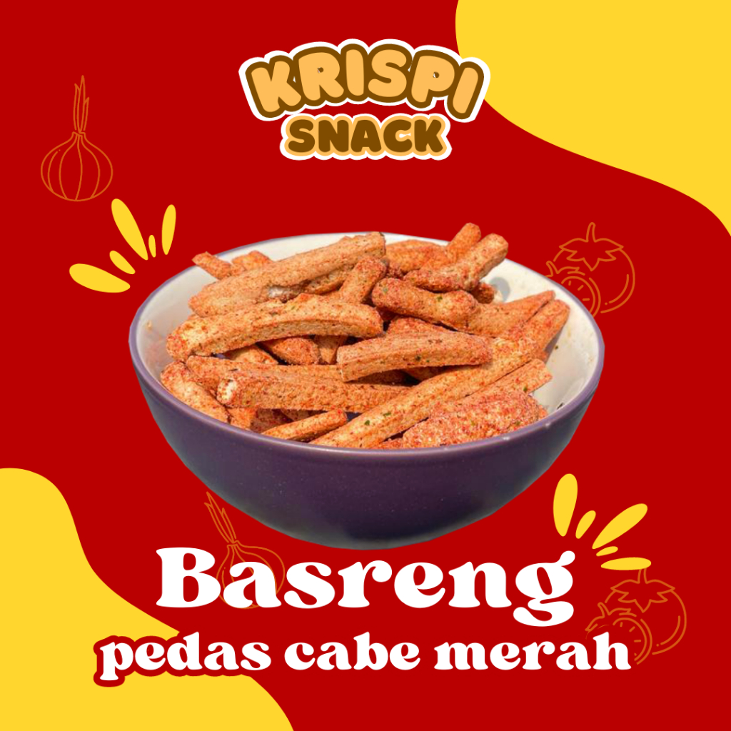 

BASRENG PEDAS DAUN JERUK 500G KRISPI SNACK BANDUNG