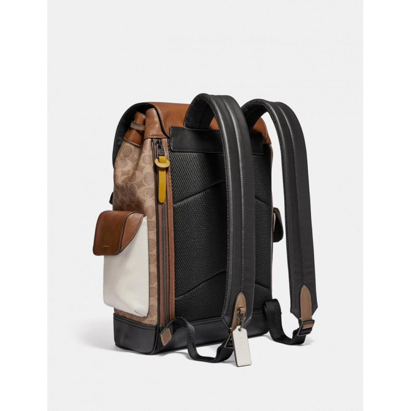 Coach Rivington Backpack In Signature Canvas With Coach Patch (C 89080)