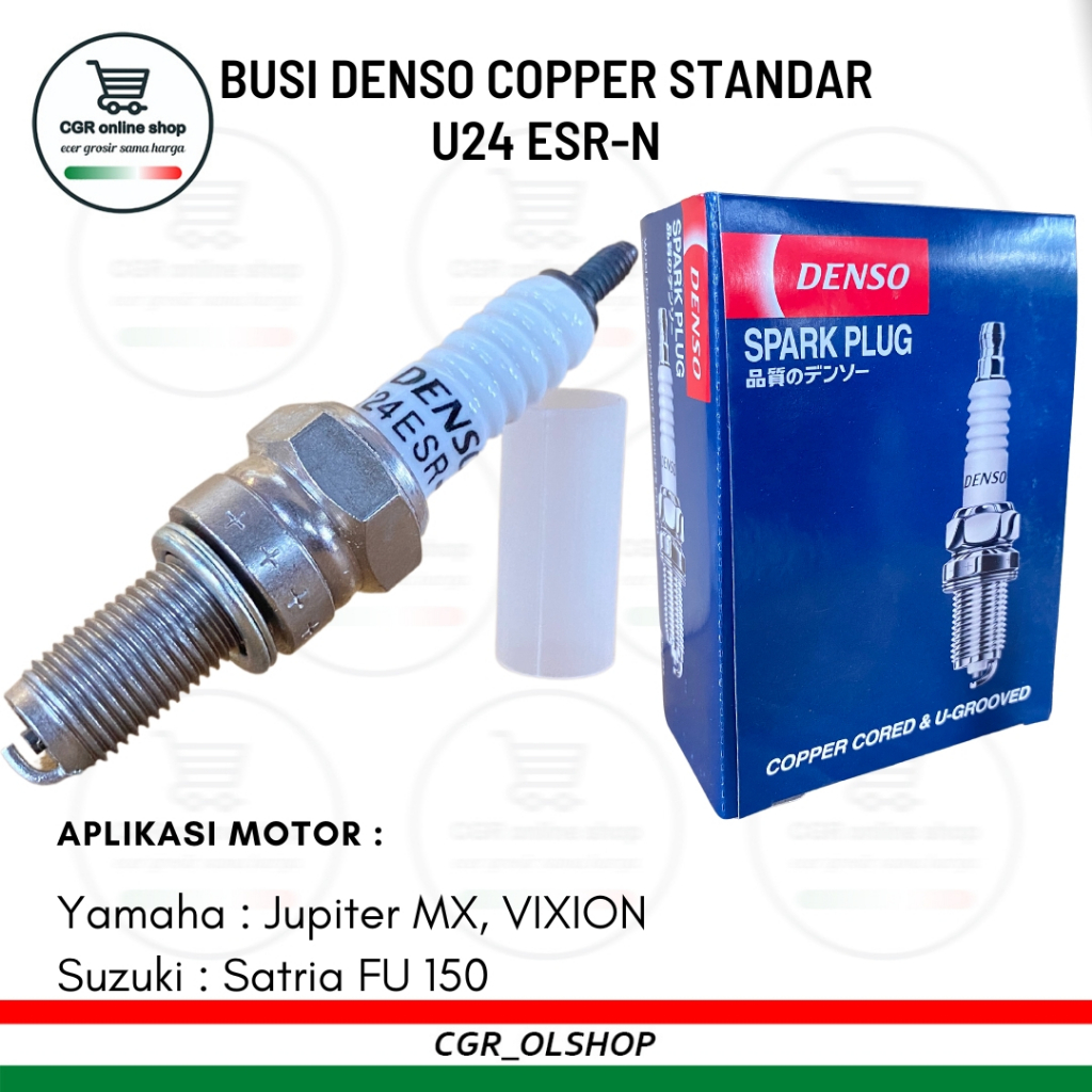 Busi Denso U24 Esr-N Busi Jupiter Mx Vixion Satria Fu Original