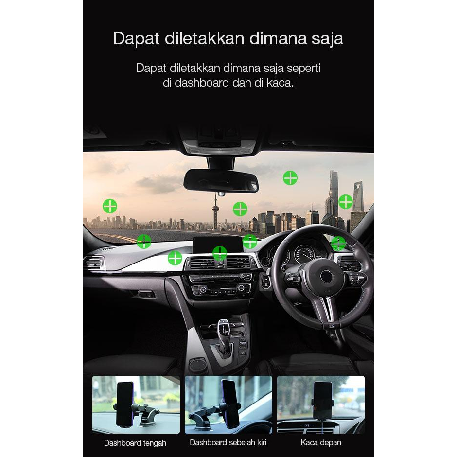 Universal Car Holder ROBOT RT-CH11S 360 Rotable For Smartphone Car Stand Holder