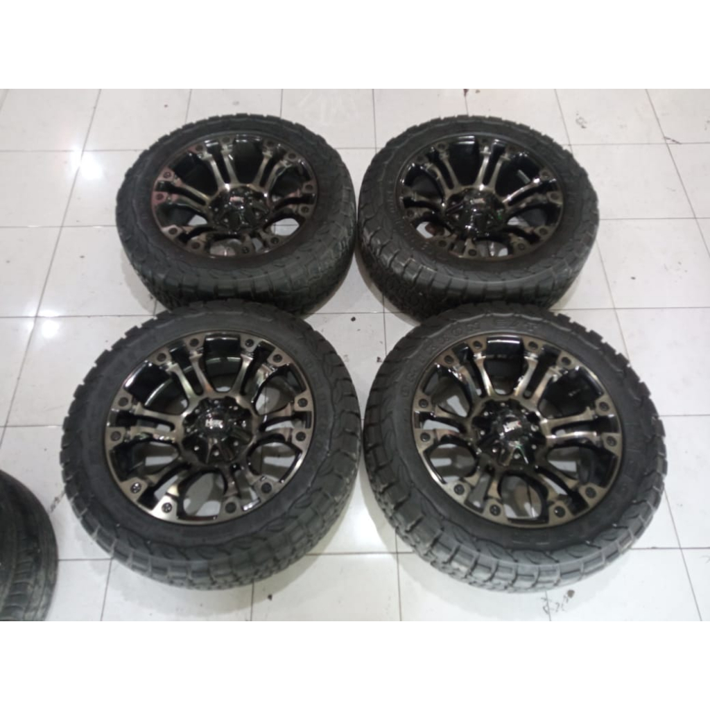 Velg Mobil Hsr Ring 20 Baut 5 Buat Double Cabin Murah Bagus Bekas Cocok Buat offroad Medan Tanah