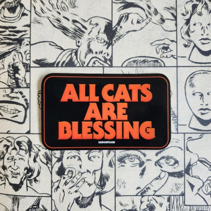 

ACAB (All Cats Are Blessing) Vinyl Sticker