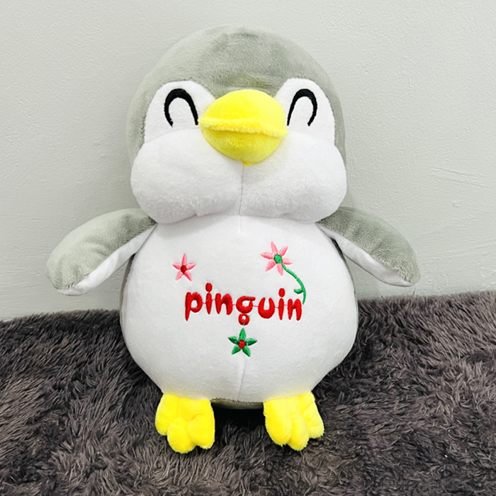 Boneka Pinguin Topi Ukuran M (Tinggi 30cm) Berlabel SNI