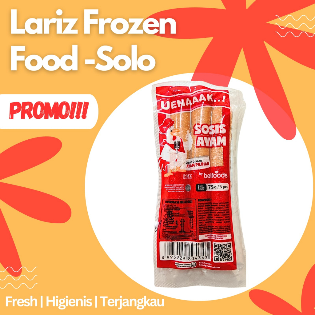 

Uenak Sosis Ayam 75 Gram