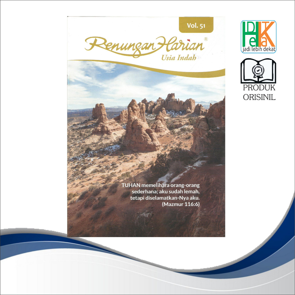 Renungan Harian Usia Indah, Renungan Harian Lansia, Huruf Besar, Volume 51 - 55