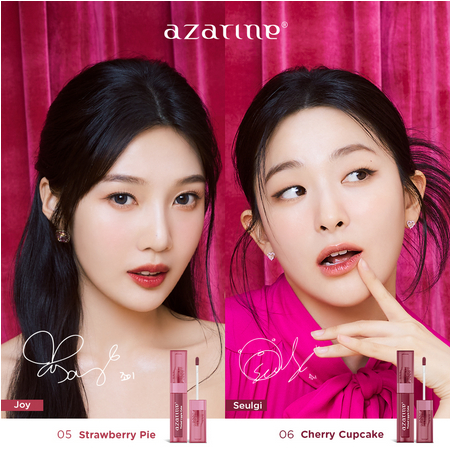 ❤️TERLARIS❤️ AZARINE X RED VELVET TINTED LIPPIE CAKE LIPTINT STAIN LONGLASTING 2.9 ML