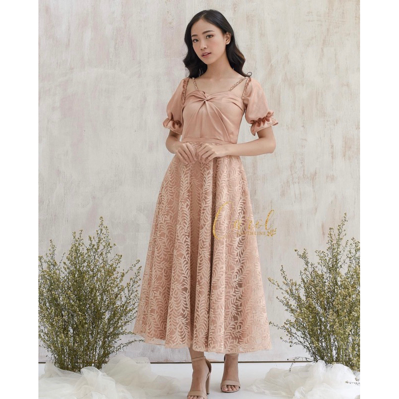 Preloved Dress Carol Clothline Rose Gold