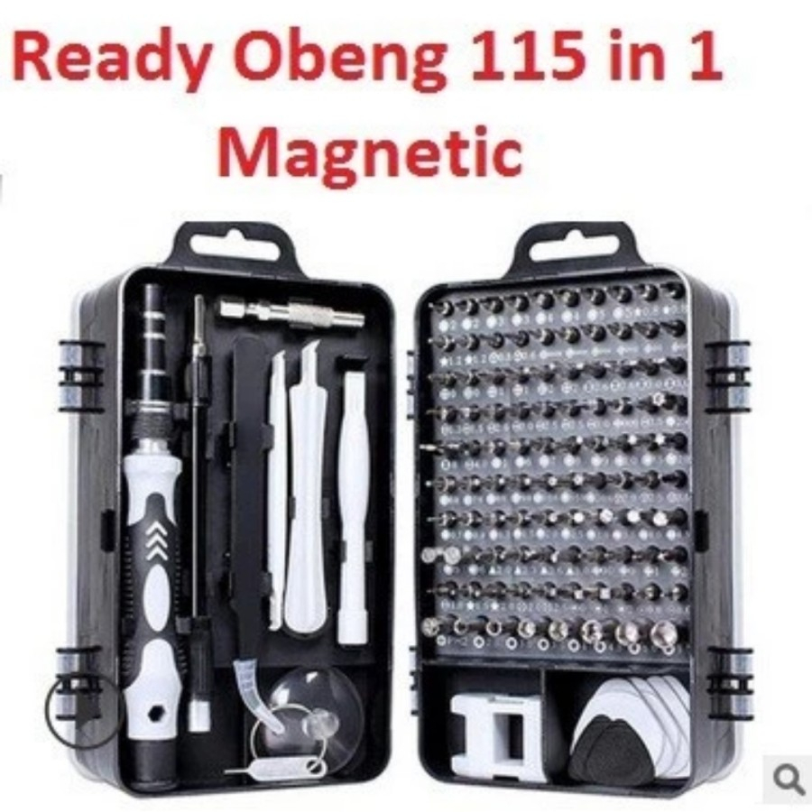 Obeng Set HP Reparasi 115 in 1 Full Service Laptop Komputer Tools Kit