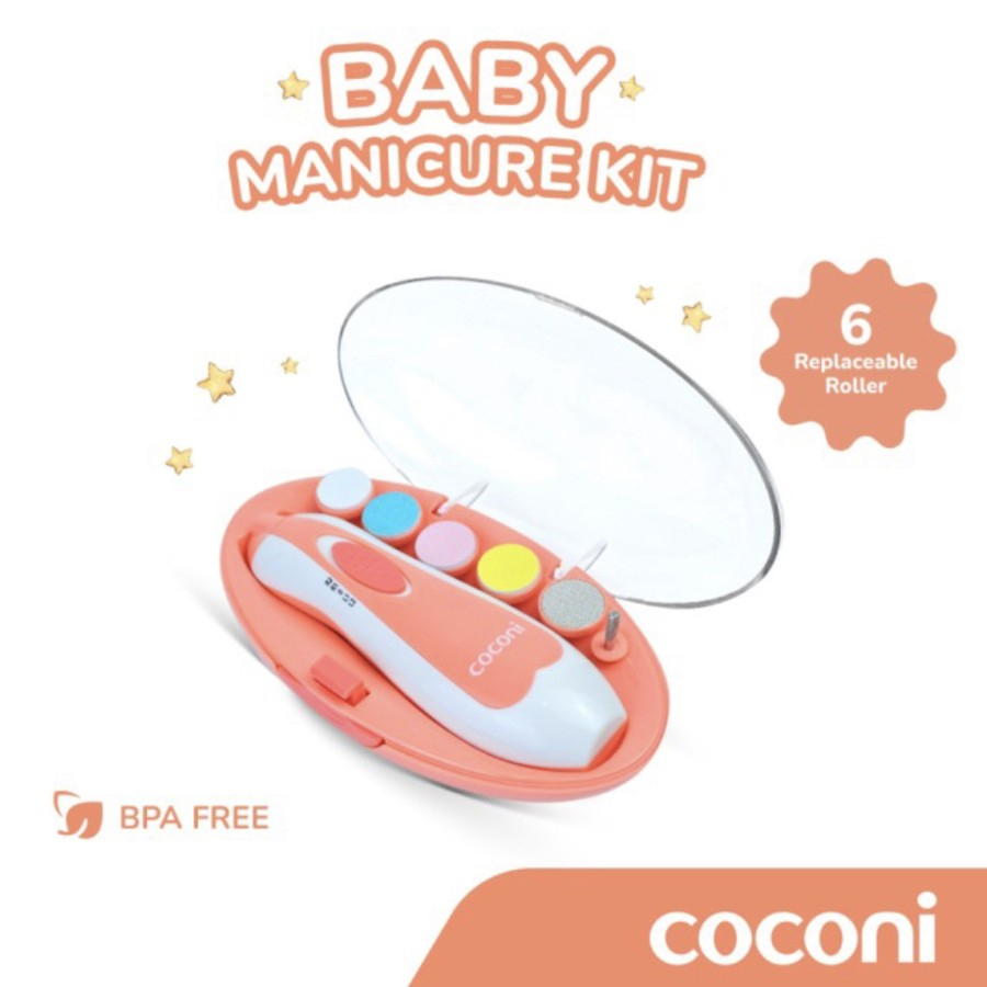 Coconi Baby Nail Trimmer Gunting Kuku Elektrik Bayi &amp; Dewasa Manicure Set