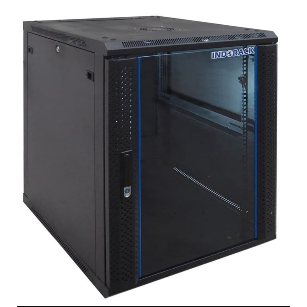 INDORACK WALLMOUNT RACK SERVER 600MM 15U SINGLE DOOR WIR6015S 15U WALLMOUNT WIR 6015S 15U