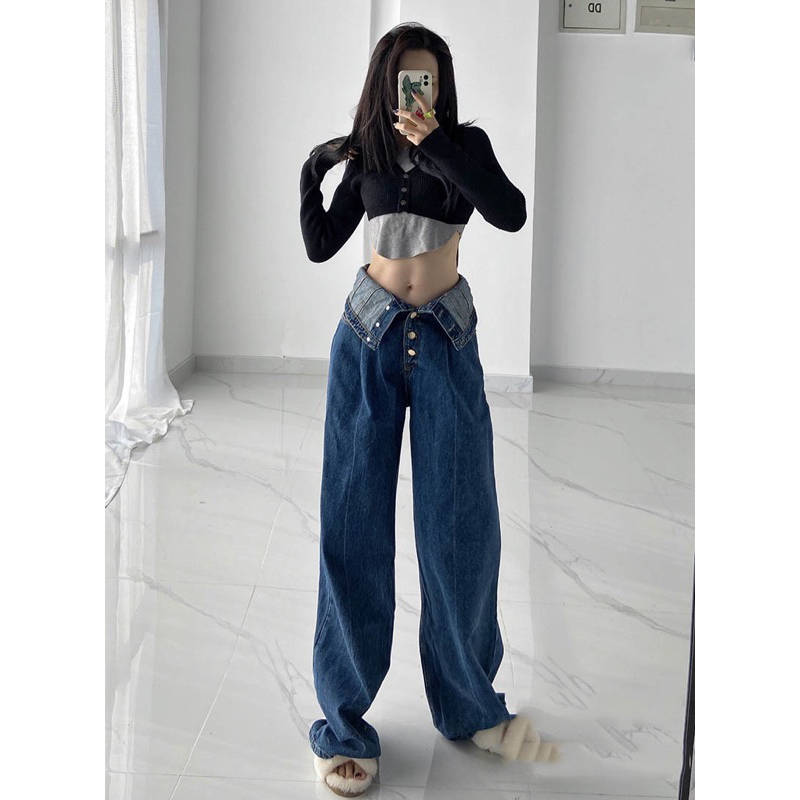 JEANS IMPORT NEW MODEL HIGHWAIST LONG PANTS PANJANG MX648