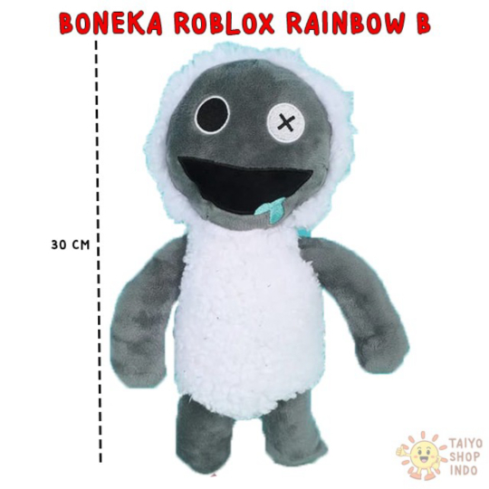 

Murah Plush RobloxB Viral Unik Doll Mainan Playtime Anak Boneka 40cm Stuffed Huggy Wuggy Abu -