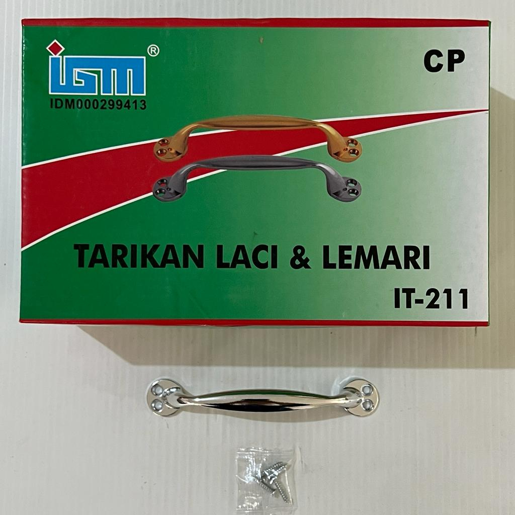 [48PCS] Tarikan Gagang Laci Lemari Bintik Polos Kuning GP / Putih CP IGM