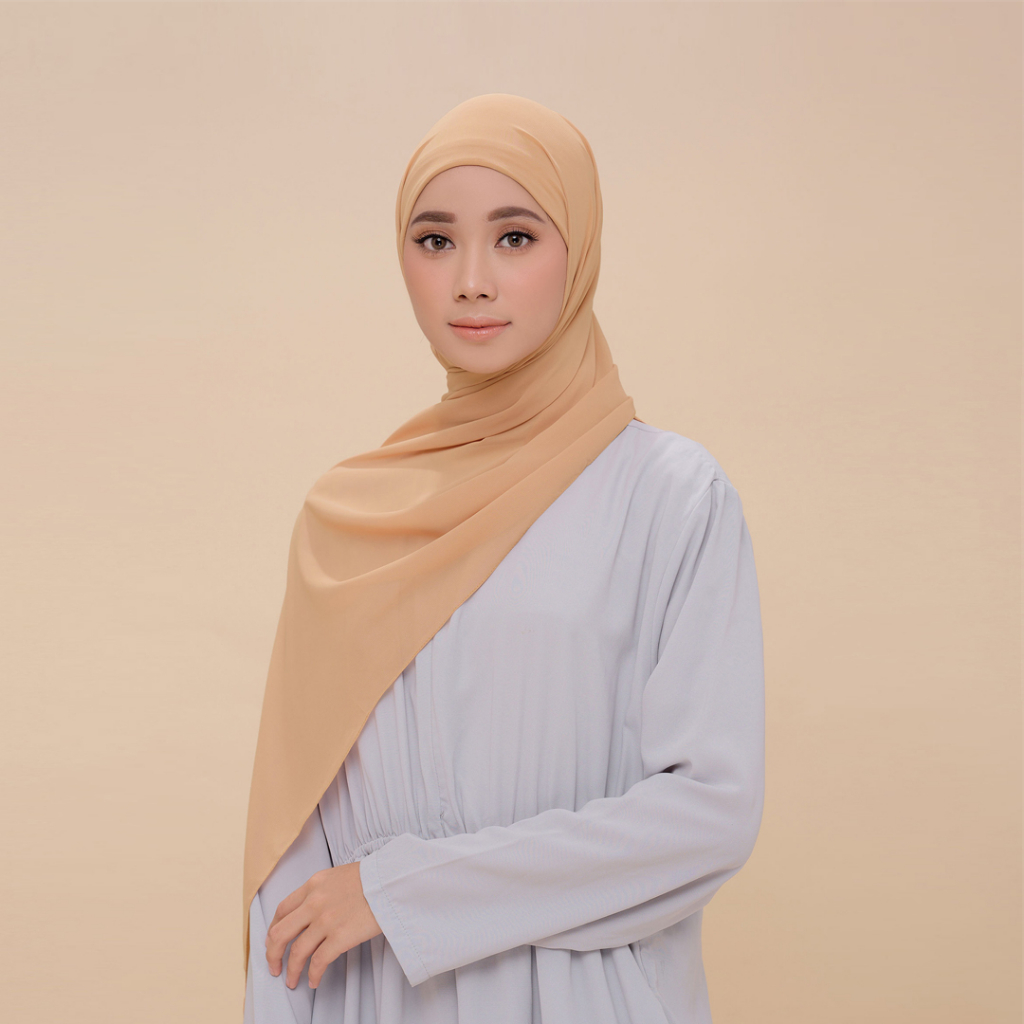 Year End Sale  - ZM Zaskia Mecca - Klavi Series Autumn Honey Pashmina