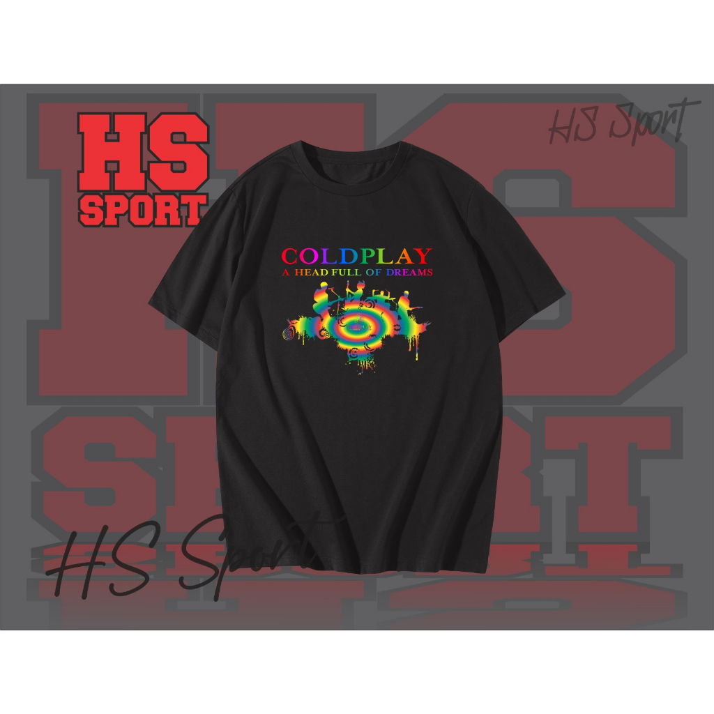 KAOS COLDPLAY - BAJU COLDPLAY LOGO A HEAD FULL OF DREAM -  BAJU COLDPLAY
