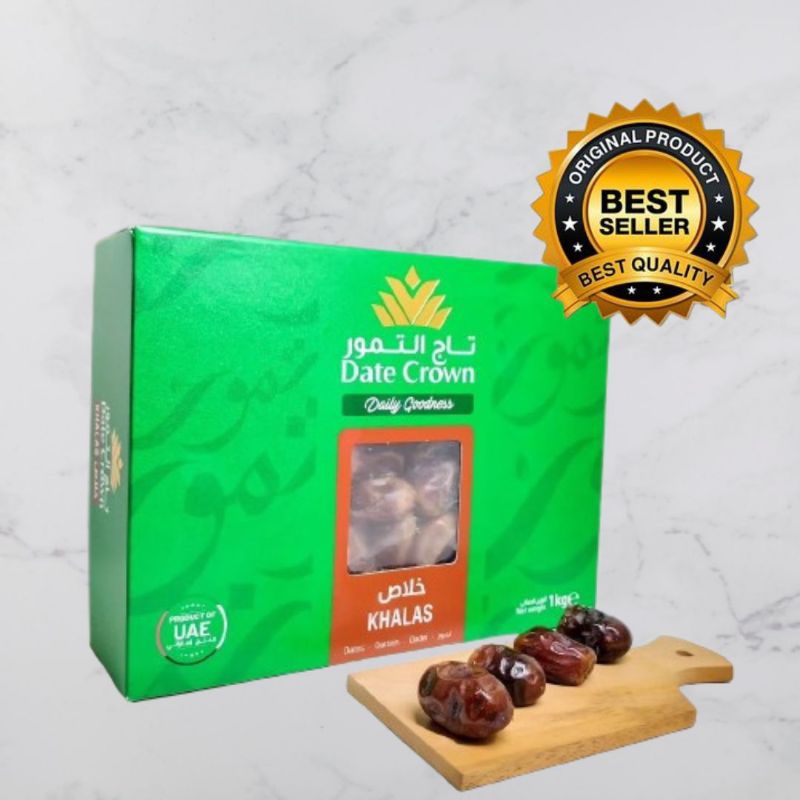 

Kurma Khalas Premium Date Crown 1 kg Import