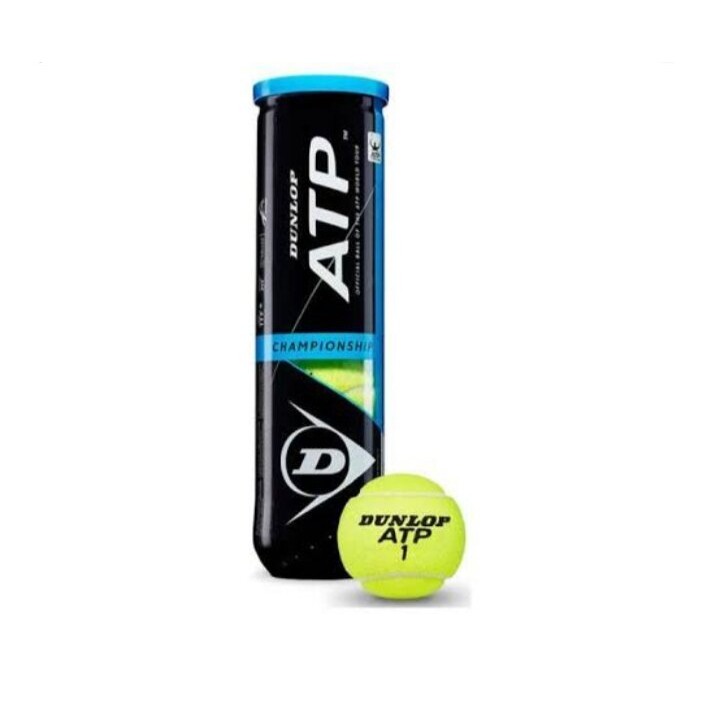 Bola Tenis Dunlop ATP isi 4pcs / Bola Tenis Lapangan Dunlop ATP